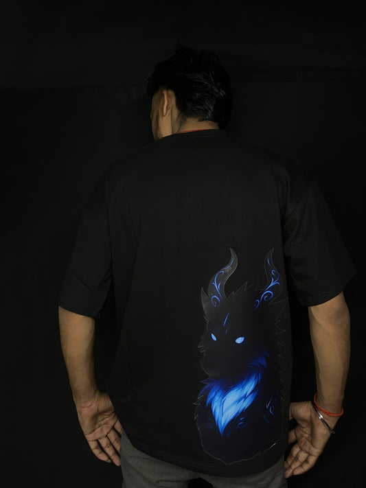 BLACK HUNTER OVERSIZED T-SHIRT